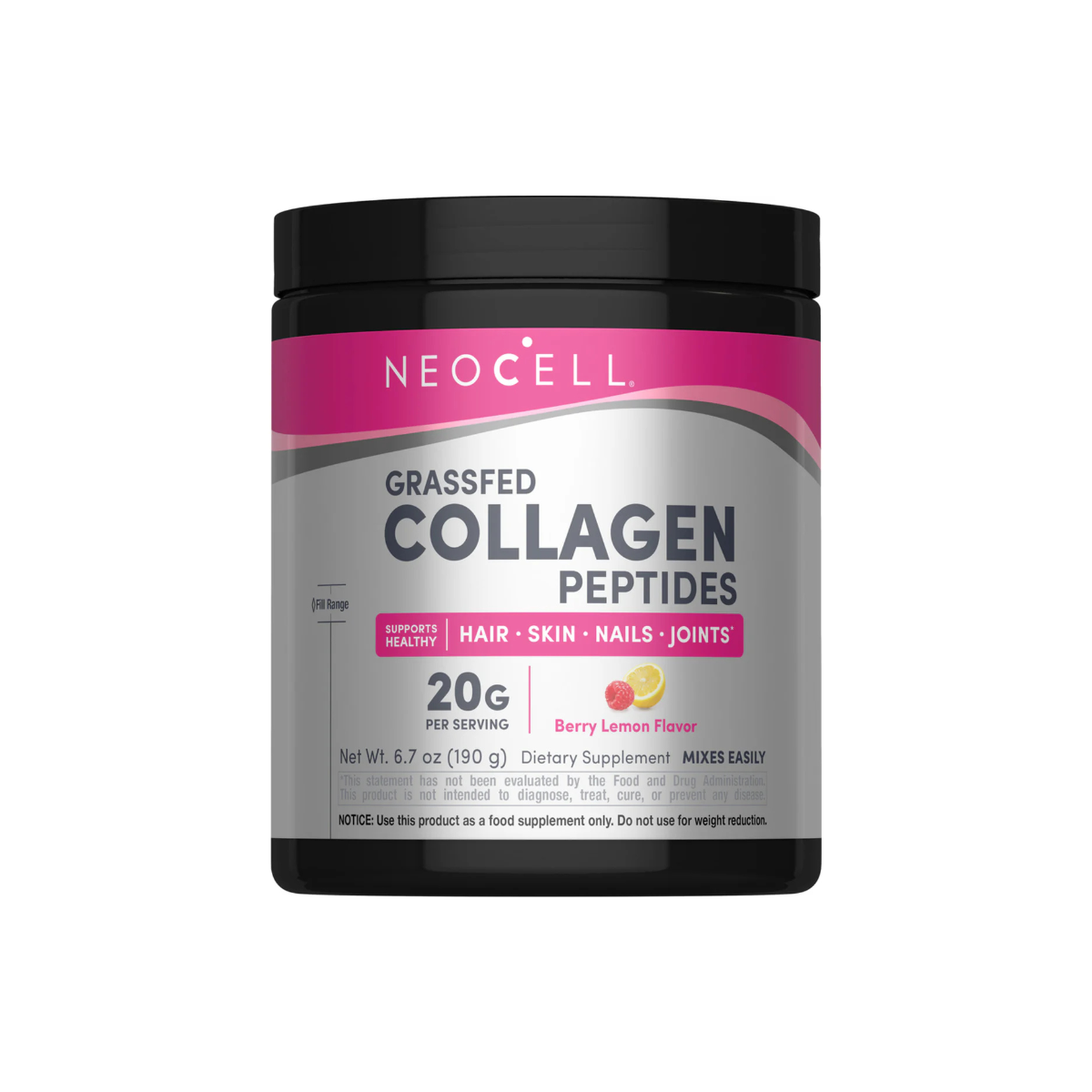 Collagen Peptides Berry Lemon Flavor