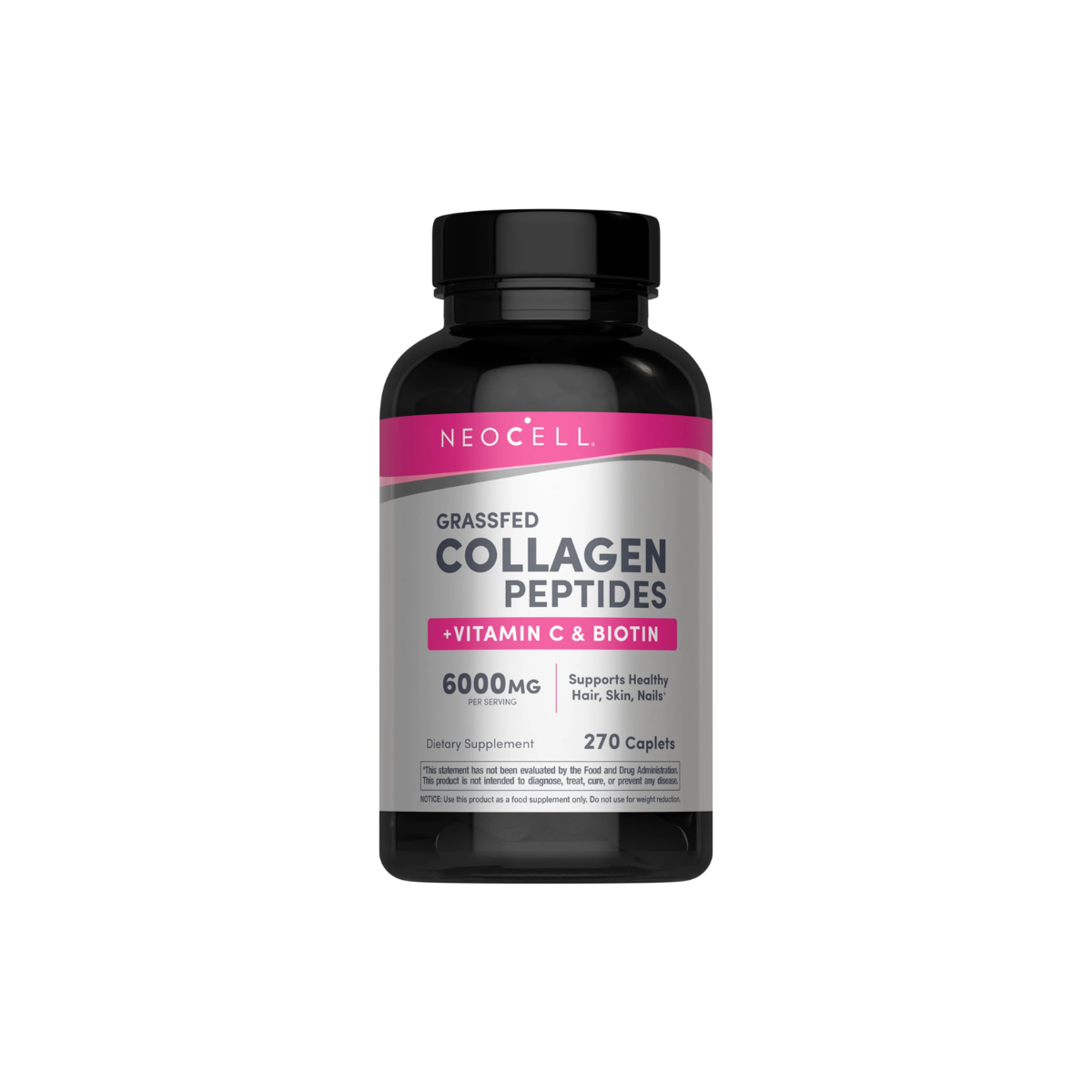 Grassfed Collagen Peptides + C & Biotin, 6000 mg