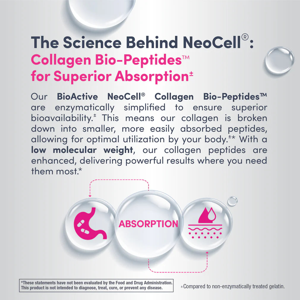 Grassfed Collagen Peptides + C & Biotin, 6000 mg